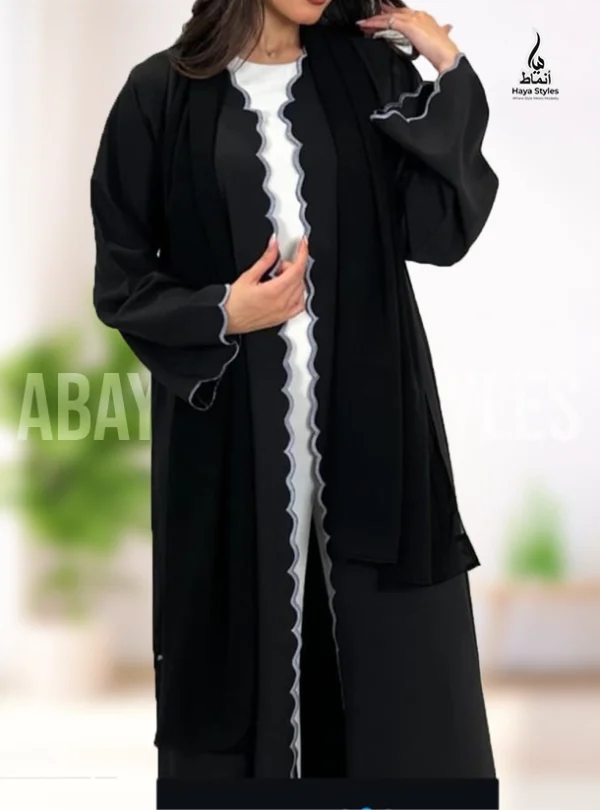 Elegant Wave Abaya